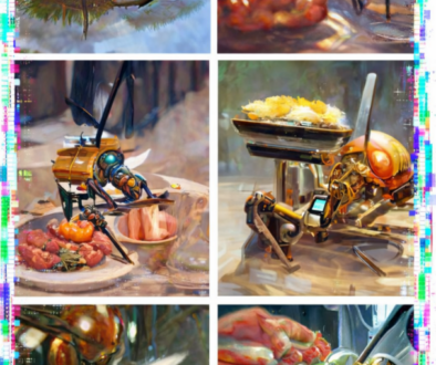 Apolinário’s an insect robot preparing a meal series